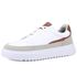 Tênis Urbanix Casual Masculino Mr Gutt em Couro - Ref. 501 Branco/Marrom