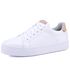 Tênis Sophia Casual Feminino em Couro Mr Gutt - Ref. 2401 Branco/Nude