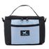 Bolsa Térmica Fitness Marmita - Preto e Azul Claro - Ref. 1002 Pto/Az. Claro