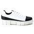 Tenis Masculino De Couro Bangkok Branco E Preto