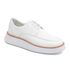 Sapato Masculino Casual De Couro Alaska Branco