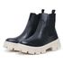 Bota Coturno Feminino Tratorada Chelsea Confortável Sola Off White