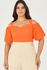 Cropped com Manga Balonê - Garden | MySize