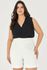 Short Alfaiataria com Pesponto Cós - Garden | MySize 