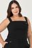 Blusa Cropped com Detalhe Metal - MySize Ícones