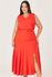 Vestido Midi Fenda com Cinto - MySize Ícones 