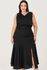 Vestido Midi Fenda com Cinto - MySize Ícones