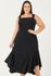 Vestido Midi Decote Quadrado com Recorte - MySize In Love 