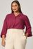 Blusa Camisa com Detalhes Pregas - MySize Mirror 