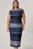 Vestido Midi Malha Listrada - MySize Mirror