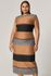 Vestido Midi Malha Listrada - MySize Mirror 
