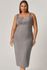 Vestido Midi Malha Detalhe Busto - MySize Mirror 
