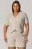 Conjunto Short e Blusa Detalhe Textura com Botão - MySize Mirror 