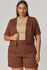 Conjunto Short e Blusa com Detalhe Botão Pino - MySize Mirror 