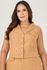 Blusa Colete com Botão Pérola - MySize - Sentir
