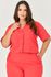 Blusa Casaqueto com Detalhe Botão Flor - MySize - Sentir