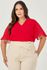 Blusa com Decote em V Detalhe Botões - MySize - Sentir