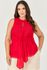 Blusa com Detalhe de Faixa com Nó - MySize - Sentir