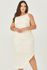 Vestido Midi Assimétrico Detalhe Bordado - MySize - Sentir
