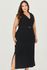 Vestido Midi com Detalhe Cinto Flor - MySize - Sentir