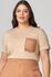 T-Shirt Malha com Detalhe Bolso MySize - Verano 