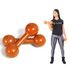Par de Halter Emborrachado 6 Kg