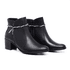 Bota Juliana Feminina Cano curto Preta