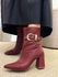 Bota Helô couro legítimo Marsala