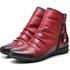Bota Feminina Mary Soft Cano Curto Marsala