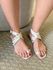 Flat Maya Off White couro legitimo 