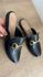 Mule feminino em couro Legítimo preto
