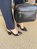 Sapato Slingback preto verniz 