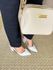 Sapato Slingback Branco verniz 