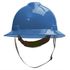 CAPACETE ABA TOTAL COM CARNEIRA PLÁSTICA E JUGULAR TÊXTIL AZUL BIC V-GARD