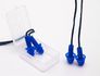 PROTETOR AURICULAR DE SILICONE COM CORDÃO 18 DB AZUL