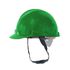 CAPACETE ABA FRONTAL VERDE COM CARNEIRA PLÁSTICA ULTRA MASTER SMI