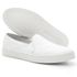 Tênis Slip On Iate Casual Feminino Em Couro - Branco