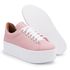 TÊNIS CASUAL SOLADO PLATAFORMA FEMININO - ROSA