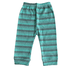 Calça bebê malha listras azul verde