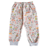 Calça bebê malha branco bichinhos