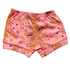 Short bebê canelado rosa ursinhos
