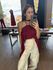 Blusa Boho Jade Vinho