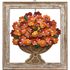 Quadro Vazado de Ânfora - Flores Coloridas