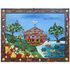 Quadro Arca de Noé com Esculturas - 0,90 m x 1,15 m 