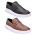 Kit 2 Pares de Sapato Mocassim Oxford Casual Confortável 