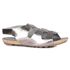 Rasteira Beatrice Velcro Inox