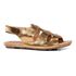 Rasteira Comfy Beatrice Orcade Velcro Bronze