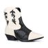 Bota Western Amber Orcade Bicolor Preta e Off White