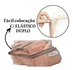 Senior - Protetor P/ Colchão Silic. King Com Elastico Bege