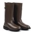 Bota de Frio e Neve - Couro Nobre, Forrada e impermeável - Munique Marrom Chocolate